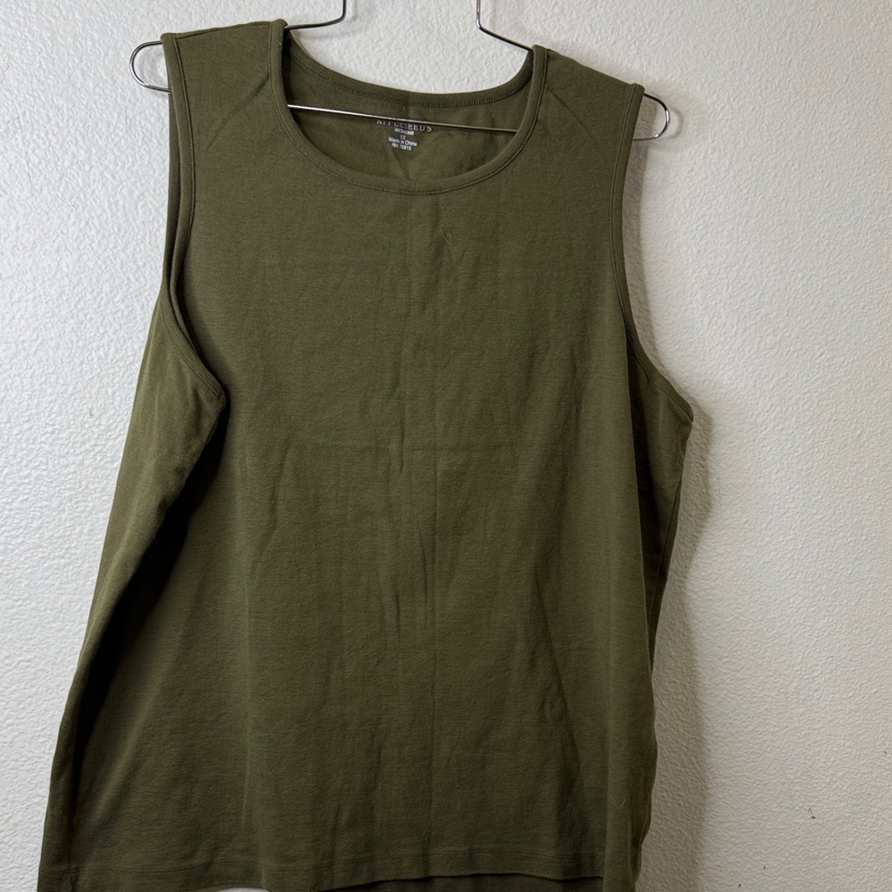 Appleseed's Olive Green Muscle Tee